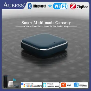 Tuya Smart Multi-mode Gateway Smart Life App Дистанционно управление Smart Home Zigbee WiFi Bluetooth Mesh Безжичен многомодов шлюз