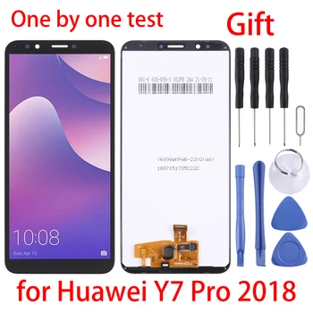LCD екран и дигитайзер Пълен монтаж за Huawei Y7 Pro 2018
