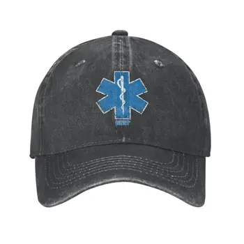 Мода Унисекс памук Emt звезда на живота бейзболна шапка възрастен фелдшер медик линейка регулируема татко шапка жени мъже хип-хоп