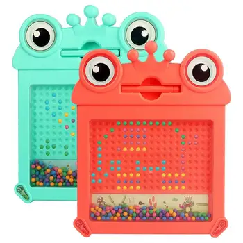 Магнитна дъска за рисуване Безопасна играчка за рисуване Сладка жаба Дъска за рисуване Празничен подарък Образователна играчка Магнитни играчки за сортиране