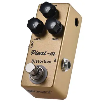 Mosky Plexi-M Distortion Pedal Guitar Ultra Sound Loss Gold True Bypass Pedales De Guitarra Electrica Guitar Acoustic Parts
