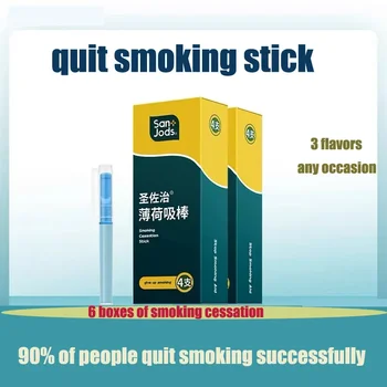 4PCS мента лимон плодове пушене откажат стик 90% успешно откажат пушенето не никотин не катран даване подаръци откажат пушенето
