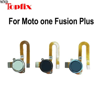 Touch ID за Motorola Moto One Fusion Plus Начало Меню Бутон Flex кабелна лента за замяна на Moto One Fusion Plus пръстов отпечатък