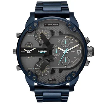 Часовници за мъже Голям голям циферблат Часовник Нова мода Индивидуален силиконов колан Бял кварцов часовник Спортен бизнес часовник за жени