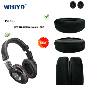 Нов ъпгрейд подмяна наушници подложки за JVC HA-MX10 HA-MX100Z слушалки части кожена възглавница кадифе антифан слушалки ръкав капак