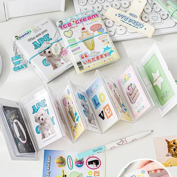 Y2K Корейски държач за органна фотокарта 3 инчов фотоалбум Idol Photo Card Събиране на книга Канцеларски материали Kpop Пощенски картички Калъф за съхранение Подаръци
