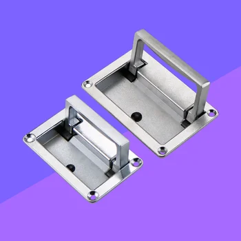  цинкова сплав индустриална квадратна сгъваема техника кутия дръжка със скрит дизайн