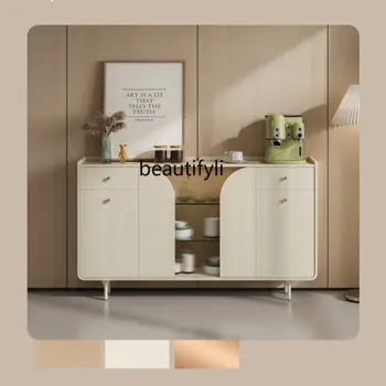 yj Френски вход Lux ултра-тънък бюфет модерен минималистичен хол коридор кухня шкафче