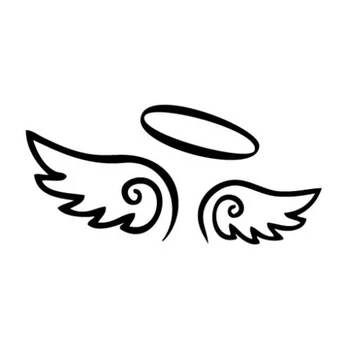  15 * 7.1cm Wings Angel Come - Tribal Decal стикер за автомобилна мода Личност Творчество Класически атрактивен стикер за кола