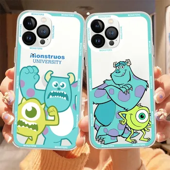 Cute M-monsters Inc Калъф за телефон за Samsung Galaxy S23 S22 S21 S20 S10 Plus lite Ултра прозрачна обвивка