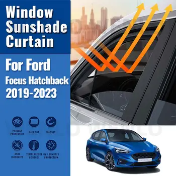 За Ford Focus хечбек MK4 2019-2023 Магнитен автомобилен сенник Предно стъкло завеса Задно странично стъкло Слънцезащитен щит