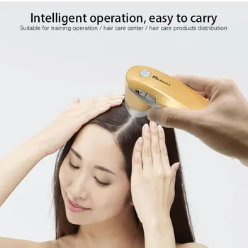 Интелигентен безжичен цифров wifi цифров скалп за коса със софтуер Gy 9822U анализатор Диагностика за грижа за кожата на лицето