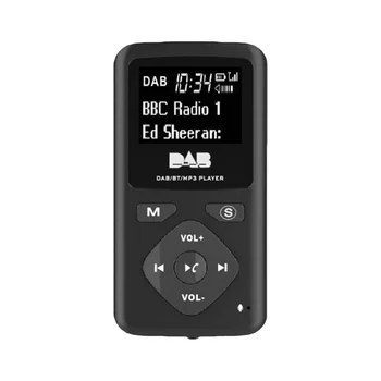 Portable FM / DAB Digital Bluetooth радио Personal Pocket FM мини радио MP3 плейър Micro-USB за дома