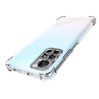 Мек прозрачен калъф за Xiaomi Poco X4 M4 Pro 5G 4G X3 NFC F3 GT M3 M2 F2 Забележка 10 9 T A2 A3 SE 8 Lite Pro Калъф за въздушна възглавница против падане