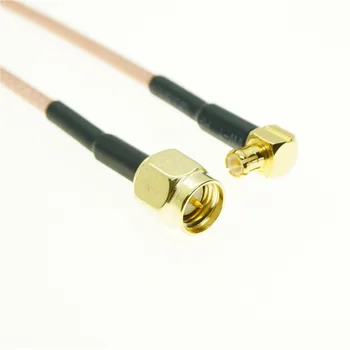 SMA-MCX кабел SMA мъжки щепсел към MCX мъжки щепсел прав ъгъл L форма RG316 кабели RF коаксиален пигтейл кабел