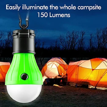 водоустойчив LED къмпинг лампа палатка лампа крушка комплект аварийна светлина приключение лумени за къмпинг риболов палатка аксесоари