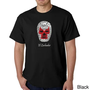 Мъжка тениска Създаден с помощта на различни мексикански движения по борба