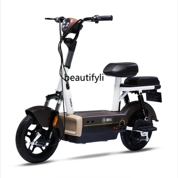 Електрическа кола 48v20 оловно-киселинна батерия кола възрастен пътник стил дълга издръжливост електрически велосипед