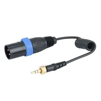 6X Saramonic заключване тип 3.5Mm до 3.5Mm TRS към XLR мъжки микрофон изход универсален аудио кабел за безжични приемници