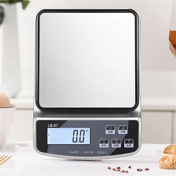 Мини цифрови джобни везни LCD дисплей за бижута Хранителни закуски Претегляне Грам Електронни везни за тегло Кухненски измервателни инструменти