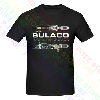 Aliens Uss Sulaco Член на екипажа Nostromo Weyland Yutani M41A Pulse Shirt T-shirt Tee Print Удобен