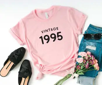 Sugarbaby 24-ти рожден ден 1995 парти риза рожден ден момиче тениска дипломиране подарък за нея графичен чай 90s естетически тениски