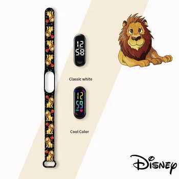 Disney Цар Лъв карикатура отпечатани силиконова каишка за Xiaomi Watch 3 4 5 6 7 Движение мода гривна маншет аксесоари