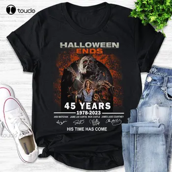Майкъл Майърс завършва риза Майкъл Майърс годишнина 45 години риза Хелоуин филми на ужасите 1978 Tee туризъм риза коледен подарък