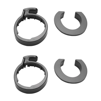 2X кръг закопчана охрана пръстен ключалката за скутер Xiaomi M365, пластмасови кръгли охрана монтиране подмяна аксесоари