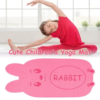 Сладки деца йога мат нехлъзгащи се деца фитнес мат фитнес фитнес постелки спортна възглавница гимнастични пилатес подложки