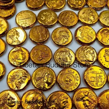 Възпоменателна колекция Златни монети Статуи Позлатени златни занаяти Златна монета Декорация
