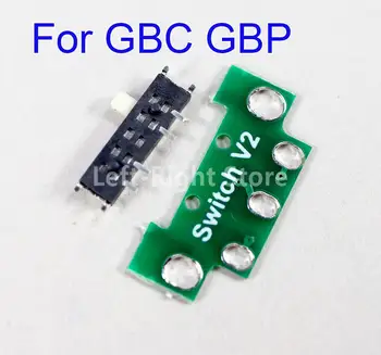 100sets Бутони за изключване на захранването за GBA игрова конзола OEM заместващ превключвател за захранване за GBA SP / GBC / GBP Power Board