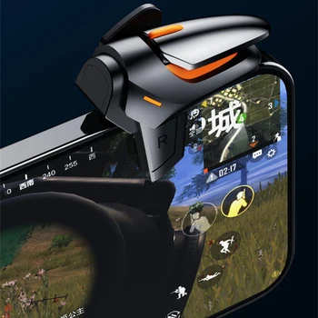  Мобилен контролер за игри L1R1 Бутон за задействане за PUBG Цел Стрелба Геймпад Джойстик за IOS Android смарт телефон игра