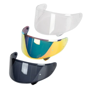 Durable каска обектив визьор против мъгла мотоциклет обектив лицето щит против надраскване слънцезащитни UV устойчиви очила за SHAFT 610DV