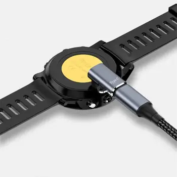 Type C / Micro USB / iOS зареждане преносим адаптер за Garmin Fenix 7 7S 7X 6 6S 6X 5 5S 5X Venu 2 2S Smart Watch зарядно конвертор