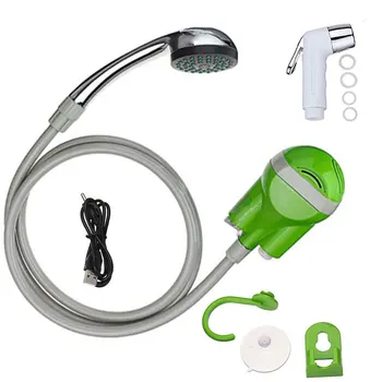 12V безжичен преносим външен USB акумулаторна душ глава водна помпа дюза спорт пътуване каравана ван кола миене къмпинг душ
