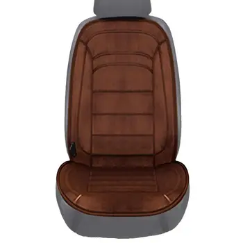 Отопляема възглавница за седалка за кола Бърза топлинна възглавница за седалка за облегалка и седалка 12V отопляема зимна термична възглавница с еластична каишка