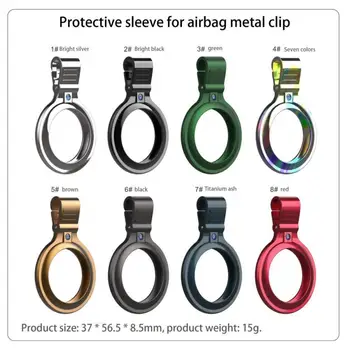 Силиконов калъф за Apple Airtags Cover Protective Shell Tracker Anti-scratch Sleeve Keychain Air Tag Case Smart Accessories