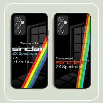 Класически Sinclair Zx Spectrum телефон случай стъкло за Samsung A52 A22 A21 A71 A20 A31 A12 A51 A40 A10 A32 A72 A30 заден капак