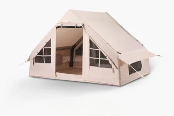  Външна палатка Автоматична надуваема удебелена дъждоустойчива супер голямо пространство Бързо отворено оборудване за къмпинг на палатка
