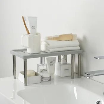 Прибиращ се пластмасов комплект за бюро Кухненски многофункционален домакински аксесоари за бюро за съхранение Кухненско бюро Организиране на багажник за съхранение