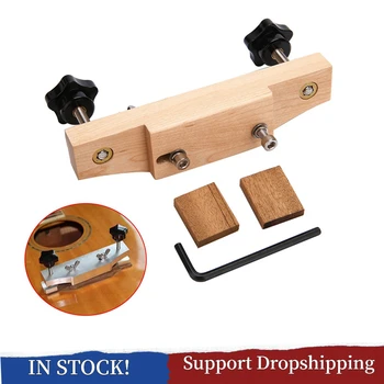 Maple китара мост скоба китара мост свързване инструмент с дървен блок китара лютиер инструменти лесна инсталация на едро дропшип