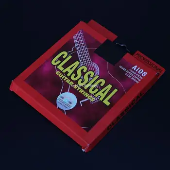 Комплект струни за класическа китара 6-струнна китара Clear Nylon A108