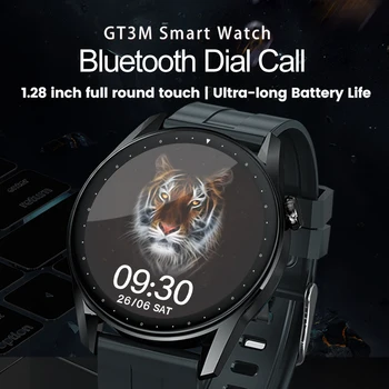 KESHUYOU Отговор на повикване Смарт часовник Мъже GT3M DIY Dial Фитнес Tracker BT Музика Play Времето Жени Гледайте сърдечен ритъм за Android iOS
