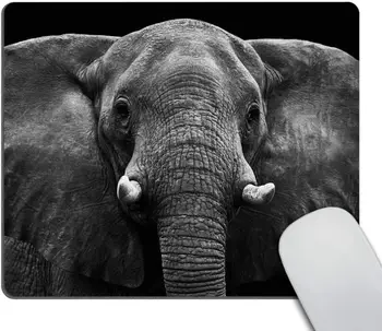 Elephant Mouse Pad Non-Slip Rubber Gaming Mousepad Правоъгълник Подложки за мишка за компютри Лаптоп Gaming Home Travel