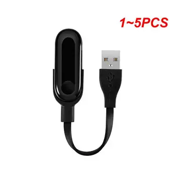  1 ~ 5PCS зарядно кабел за зарядно устройство за Mi Band 3 Интелигентна гривна за кит Замяна на USB кабел за зареждане