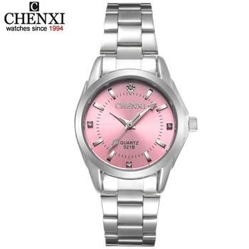 6 цвята CHENXI марка часовник луксозни дамски ежедневни часовници водоустойчив часовник жени мода рокля кристал киткатаWatch CX021B