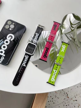 Sport loop каишка за Apple Watch лента 44mm 40mm Ultra 49mm 41mm 45 mm 42/38mm силиконови гривни Apple Watch серия 8 7 6 5 4 Se
