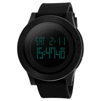 Men LED Large Dial Digital Watch Waterproof Alarm Calendar Sport Watch reloj de hombre envío gratis gümrüksüz vergisiz ürünler