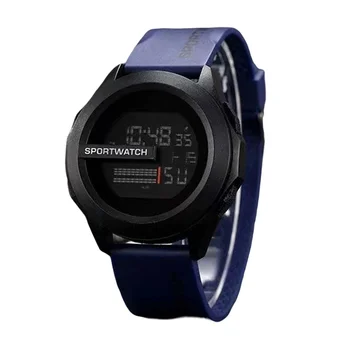 Мъжки спортни LED часовници Топ марка мъже цифров часовник многофункционален гумен човек Fitnes спортист Timekeeping електронен часовник